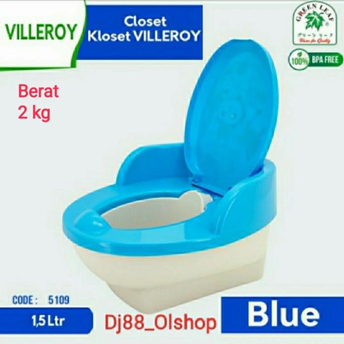 Pispot Potty Training Portable Closet Duduk Anak Pispot Greenleaf 5109