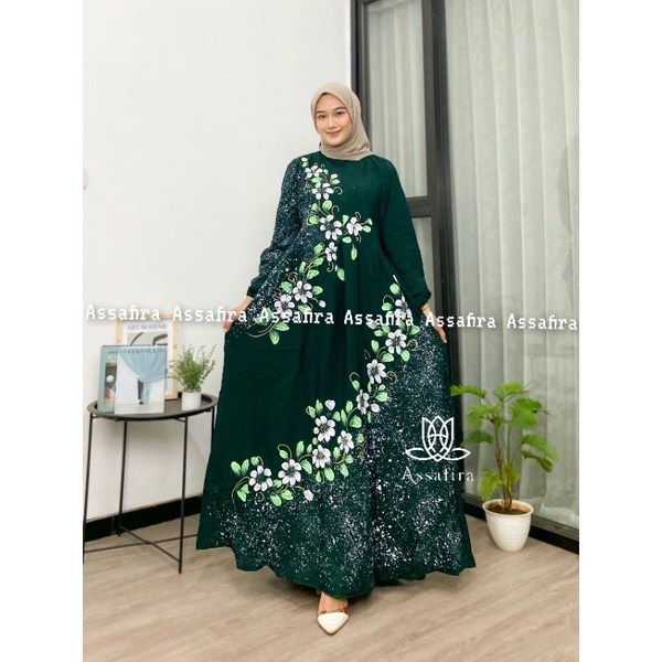 GAMIS TWILL LUKIS RAYON TERBARU TERLARIS KEKINIAN ASLI PEKALONGAN DRESS BATIK DASTER KEKINIAN GROSIR GAMIS