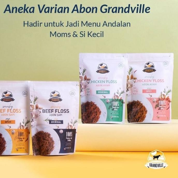 

Limited ✔️ Grandville Abon Ayam (Chicken Floss) / Abon Sapi (Beef Floss) 100 gr