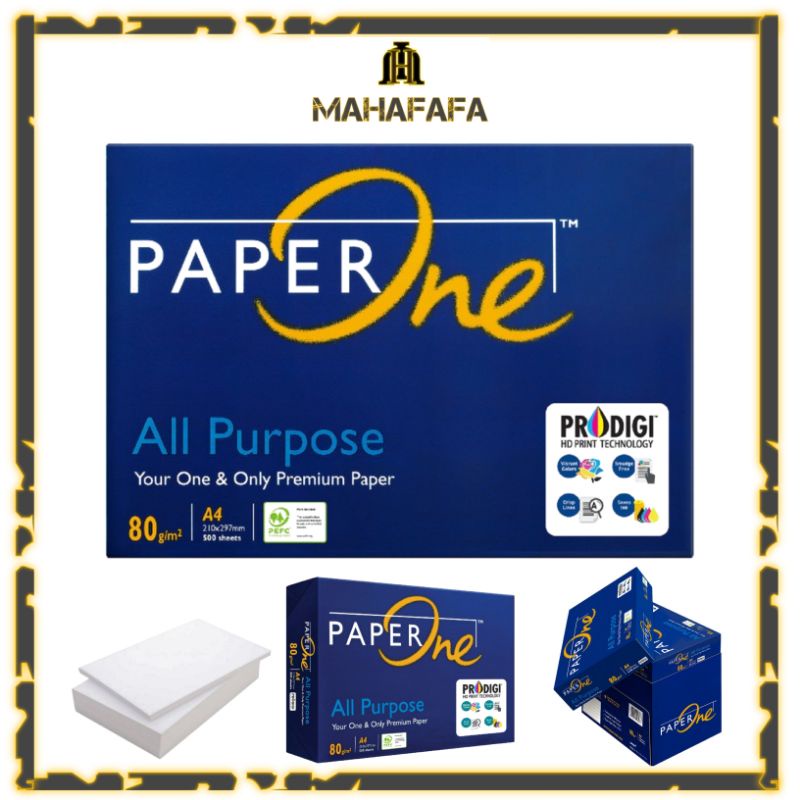 

Kertas A4 80 Gram PaperOne 1 Kg 200 Lembar