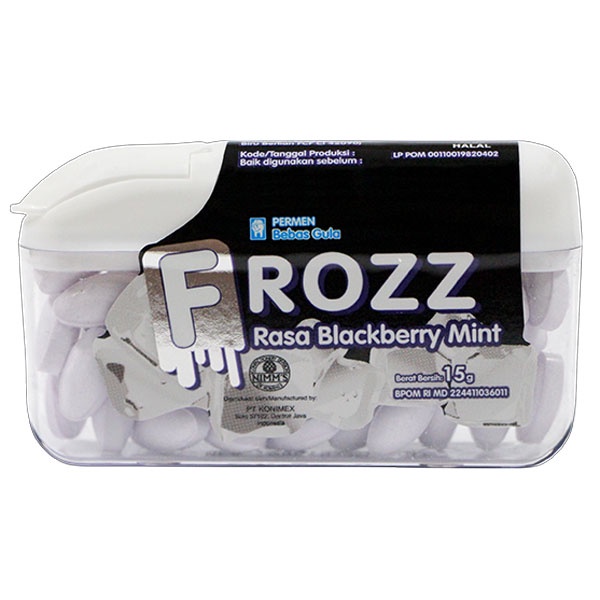 

FROZZ BLACKBERRY MINT 15 GR - PERMEN