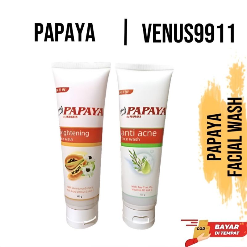 FACIAL WASH PEPAYA by MAMAYA / SABUN WAJAH PEPAYA