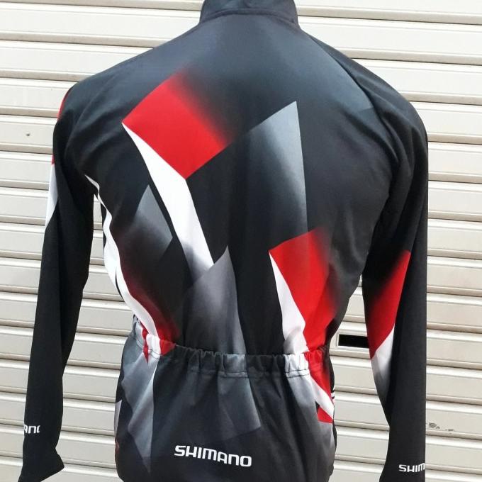 baju sepeda lengan panjang pria wanita cowok cewek kantong B