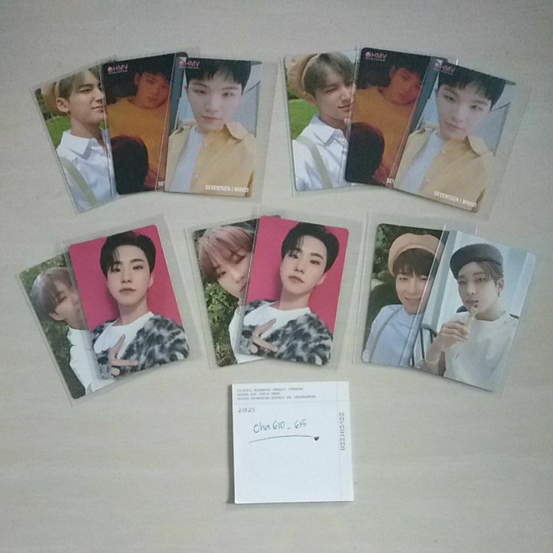 [READY STOCK] SET PC SEVENTEEN BareT Beret AN ODE HOPE  HOSHI, WONWOO, MINGYU