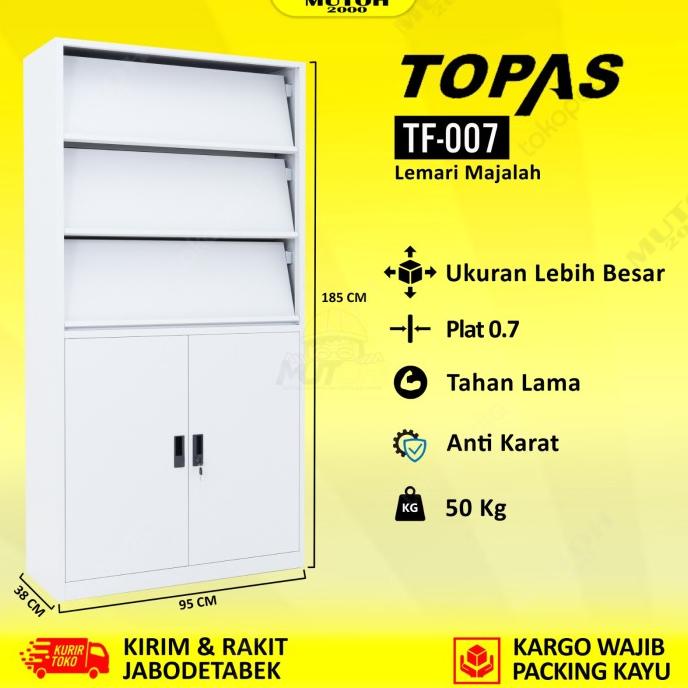 

Best Seller Topas Tf-007 Lemari Besi Majalah Rak Besi Majalah Lemari Majalah Terbaik