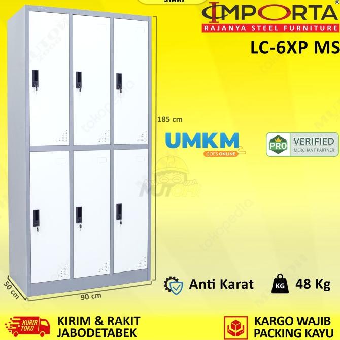 

Importa Lc-6Xp Bt Ms Loker Besi 6 Pintu Locker Besi 6 Pintu Full Plat Discount