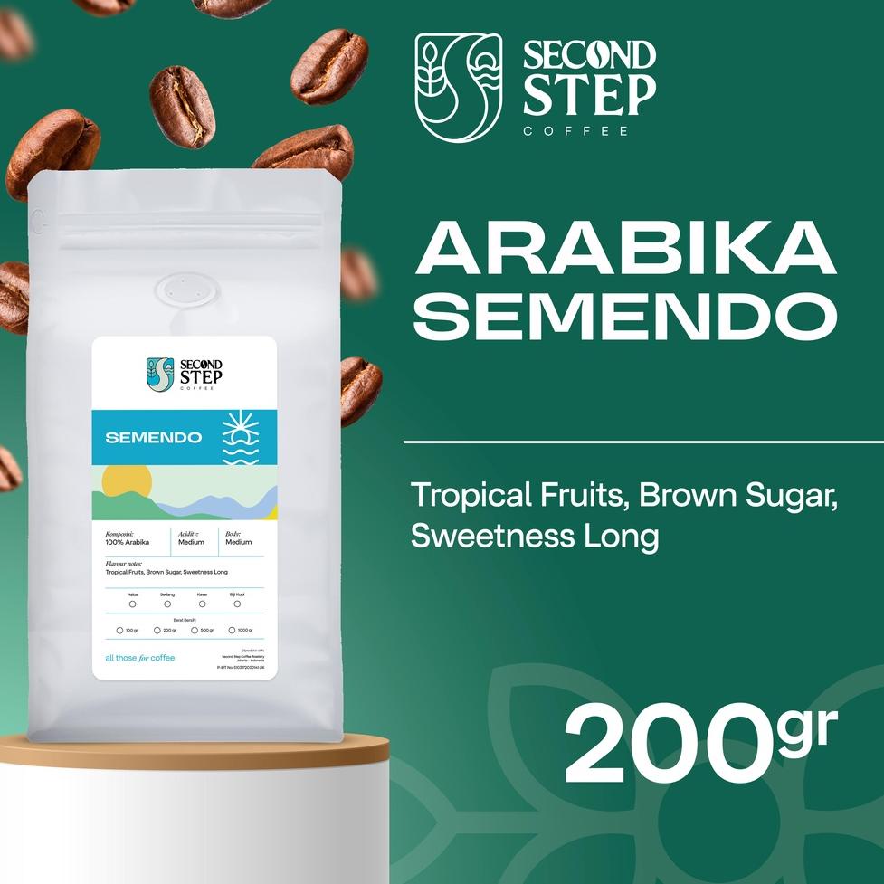 

12.12 Flash Sale Biji Kopi Bubuk Arabika Semendo Arabica Coffee Roast Beans 200gr Bean grosir