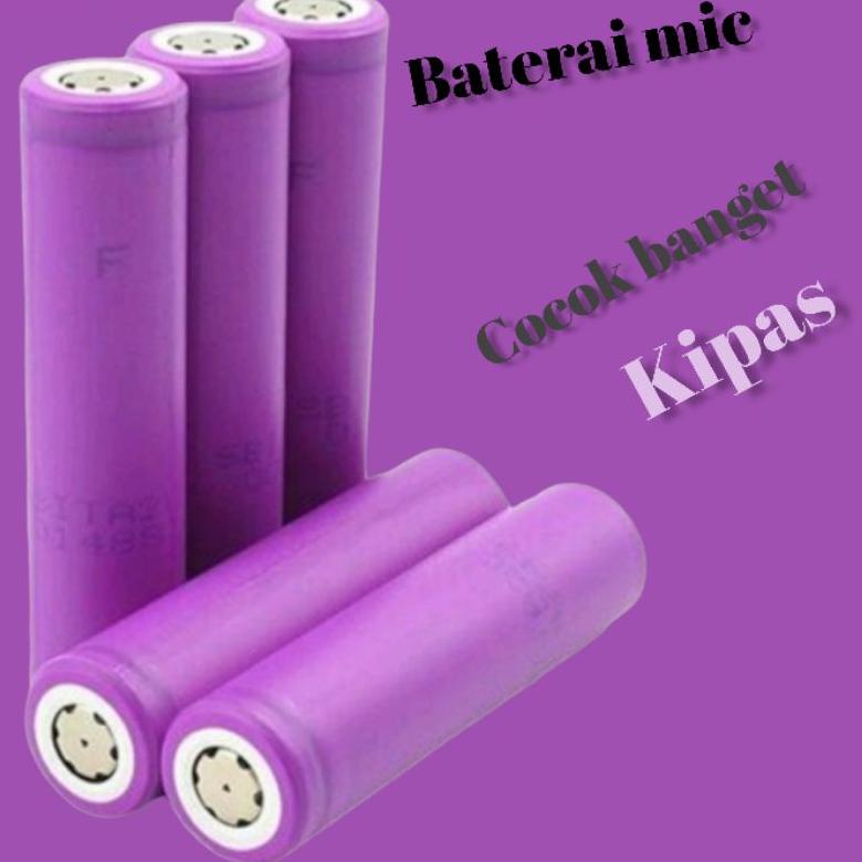 ♠  Baterai Copotan 18650 / Battery Mic dan Kipas Angin 2200mAh Li-Ion Battery