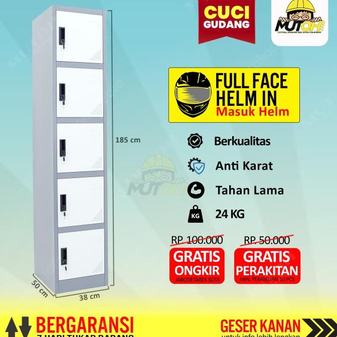 

Trend Loker Besi Locker Besi 5 Pintu Satu Baris - Ambil Ditoko Original
