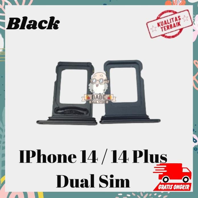 Sim Tray Iphone 14 / Plus Dual Sim Original Tempat Kartu Sim Simtraytray