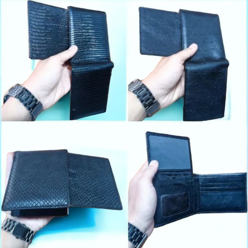 Dompet kulit asli 100% pria garut aneka motif