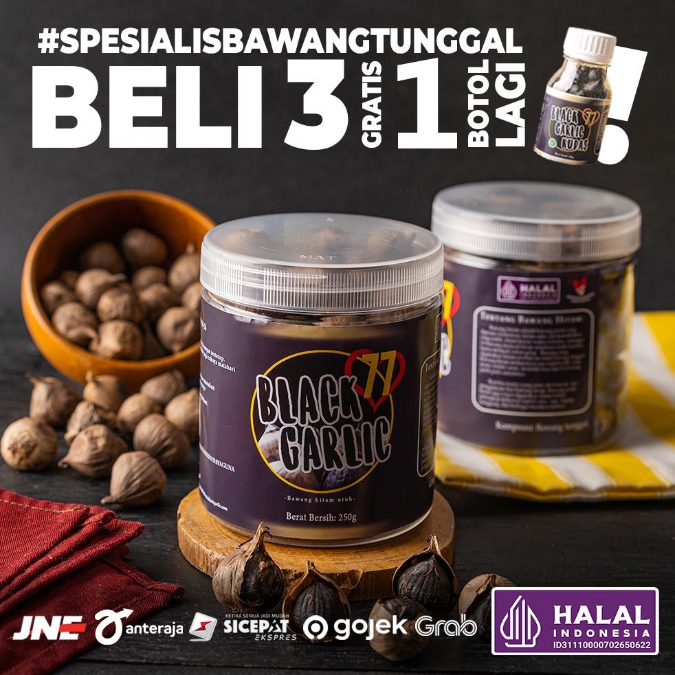 

Black Garlic/Bawang Hitam Tunggal 250 gr gram HERBAL BERMACAM KHASIAT Non COD