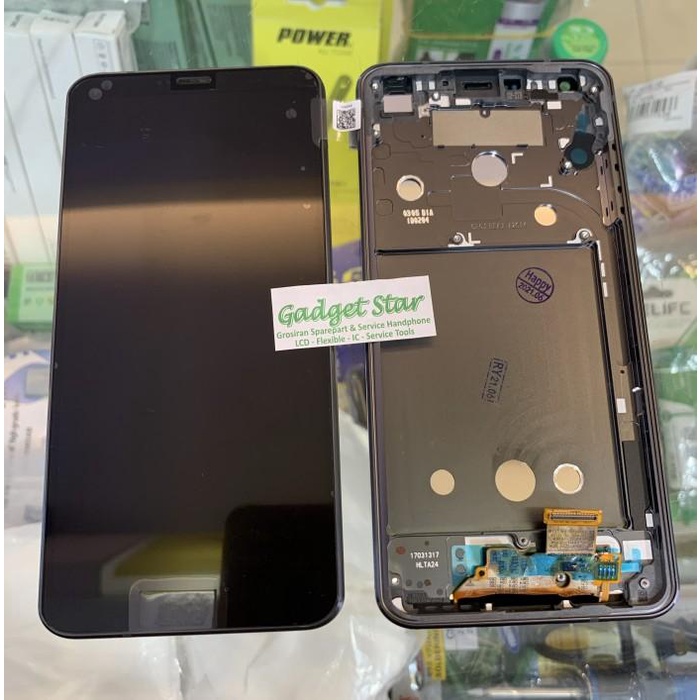 Terlaris Lcd Touchsreen Set Frame Bazel Lg G6 H870 Grade Ori