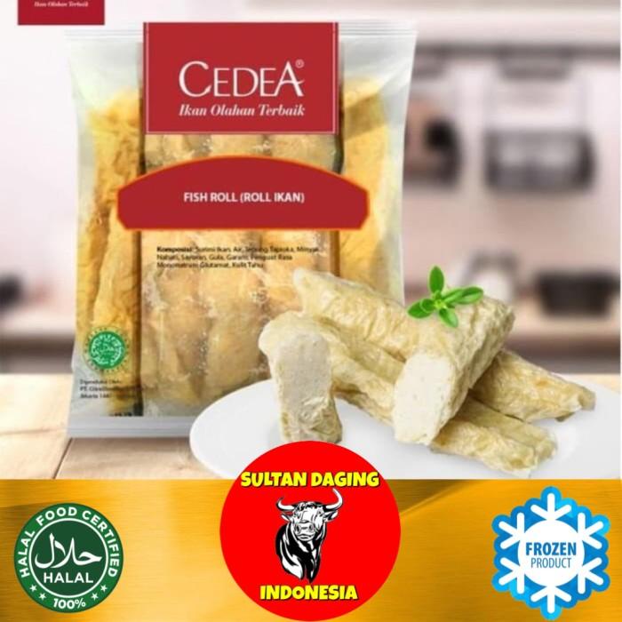 

Terlaris Cedea Fish Roll Ikan 1 Kg/Otak Otak Ikan/Fish Roll/Cedea Fish Roll 1Kg