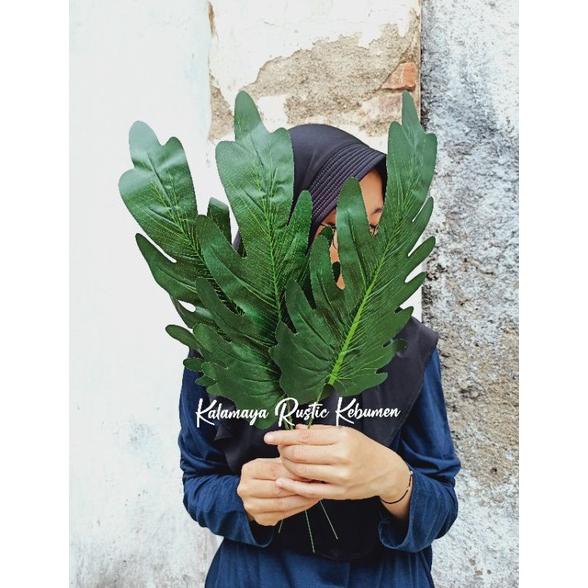 Pilow Tall Daun Artificial Plastik Hiasan Kamar Buket Bunga Kering Dried Flowers Mahar Hampers