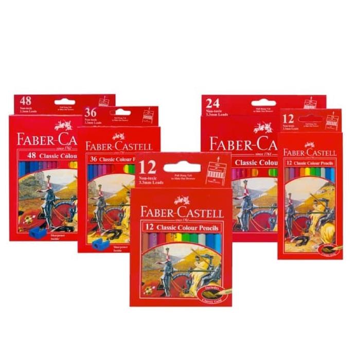 

Pensil Warna - Faber Castell Classic Colour 12 / 24 / 36 / 48 Warna