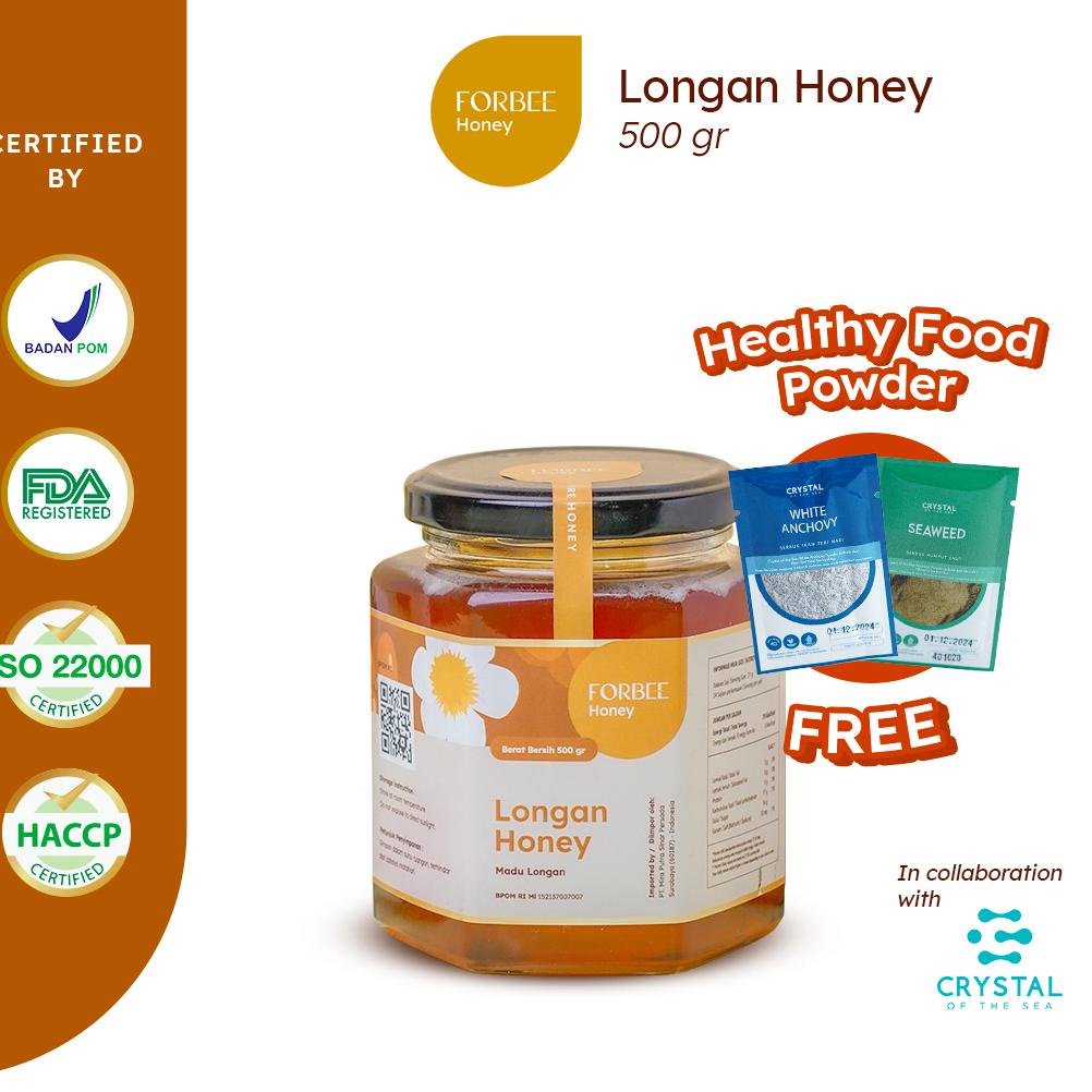 

Forbee Longan Honey 500g / Madu Kelengkeng Asli Murni Penambah Nafsu Makan Anak & Bayi 1 Tahun Non COD