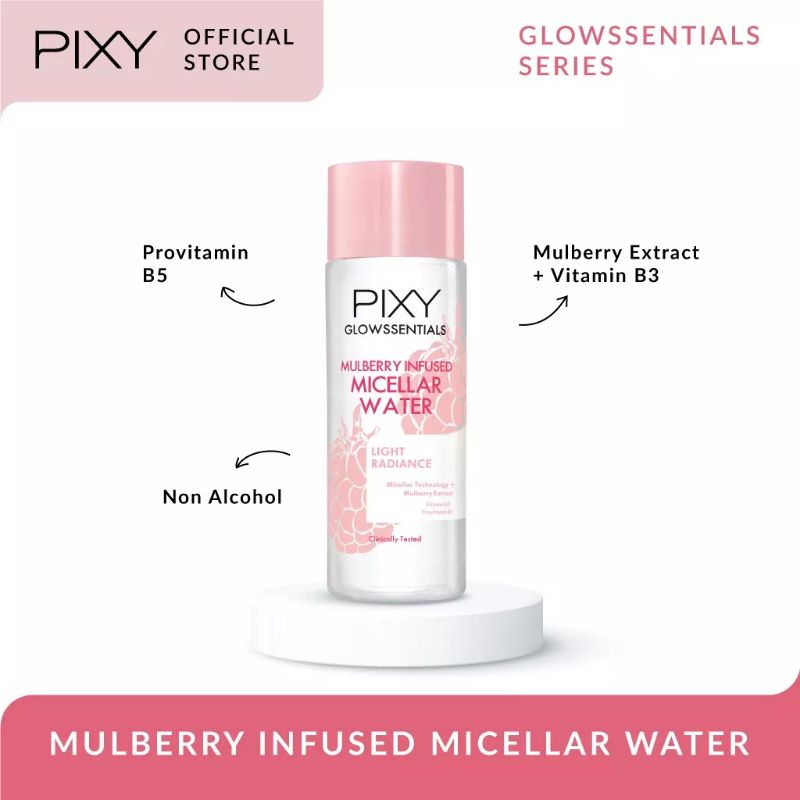 PIXY Glowssentials Mulberry Infused Micellar Water 145ml