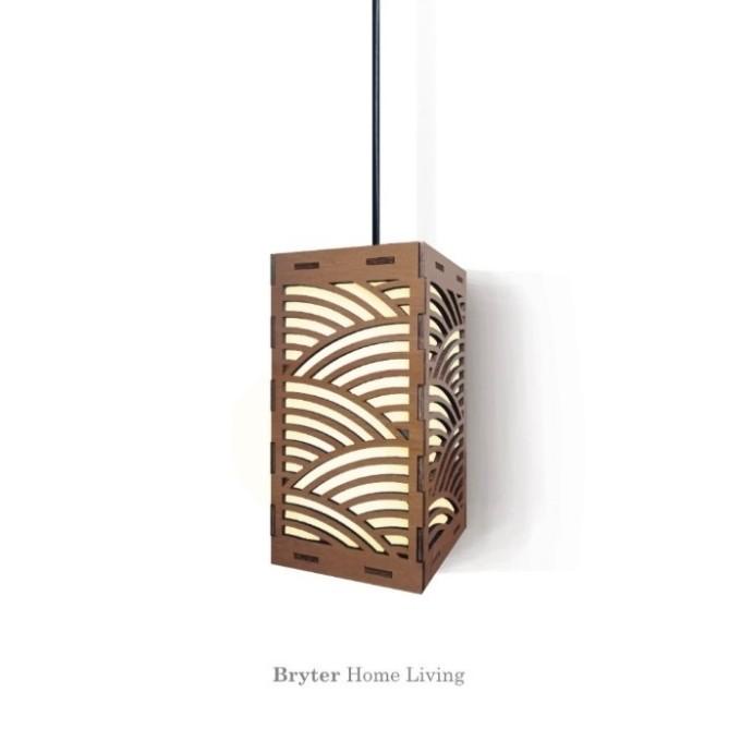 Terlaris Lampu Gantung Jepang Kayu Minimalis Modern