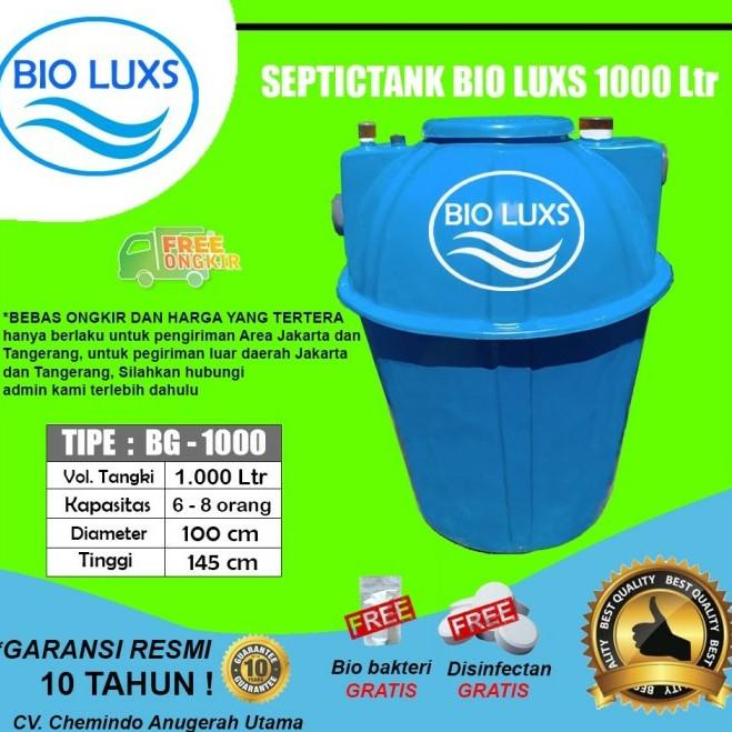 Septic Tank Bio,Biotech, Biofil, BioLuxs Tipe BG 1000/2000 liter