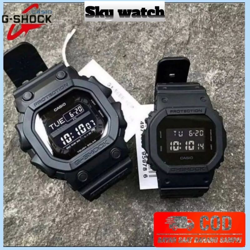 JAM TANGAN COUPLE G-SHOCK GX FULL BLACK