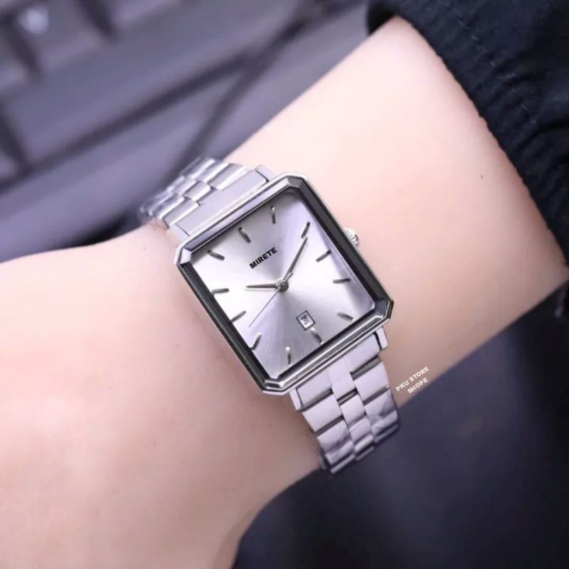 [Harga Promo] Jam Tangan Wanita Mirete Model Terbaru Tanggal Aktif Analog Tali Rantai Tahan Air || Jam Tangan Wanita Brand Mirete Original Sesuai Foto Murah || Jam Tangan Kasual Wanita Cocok Buat Santai || Jam Tangan Wanita Kekinian DAN Terlaris COD