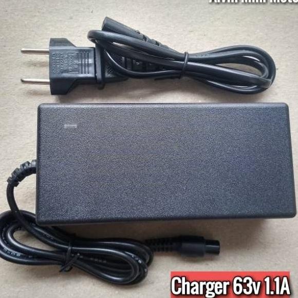Diskon Spesial Charger 63V 1.1A Ninebot Mini Pro Pin 3 Dan 4 Cas Casan Sparepart Terbaru
