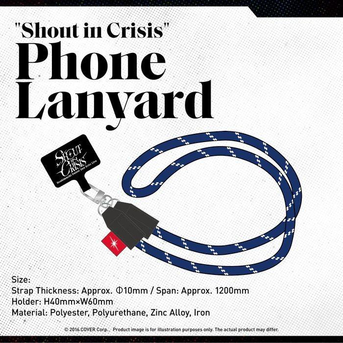 

Hololive Hoshimachi Suisei "Shout in Crisis" Merchandise Phone Lanyard