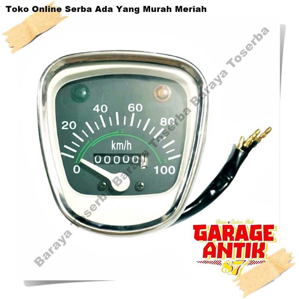 Speedo spido meter speedometer honda c70 Jadul Vintage