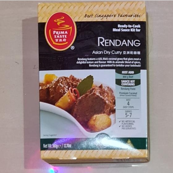 

Bumbu Prima Taste Meal Sauce Kit For Rendang Asian Dry Curry 360 Gram
