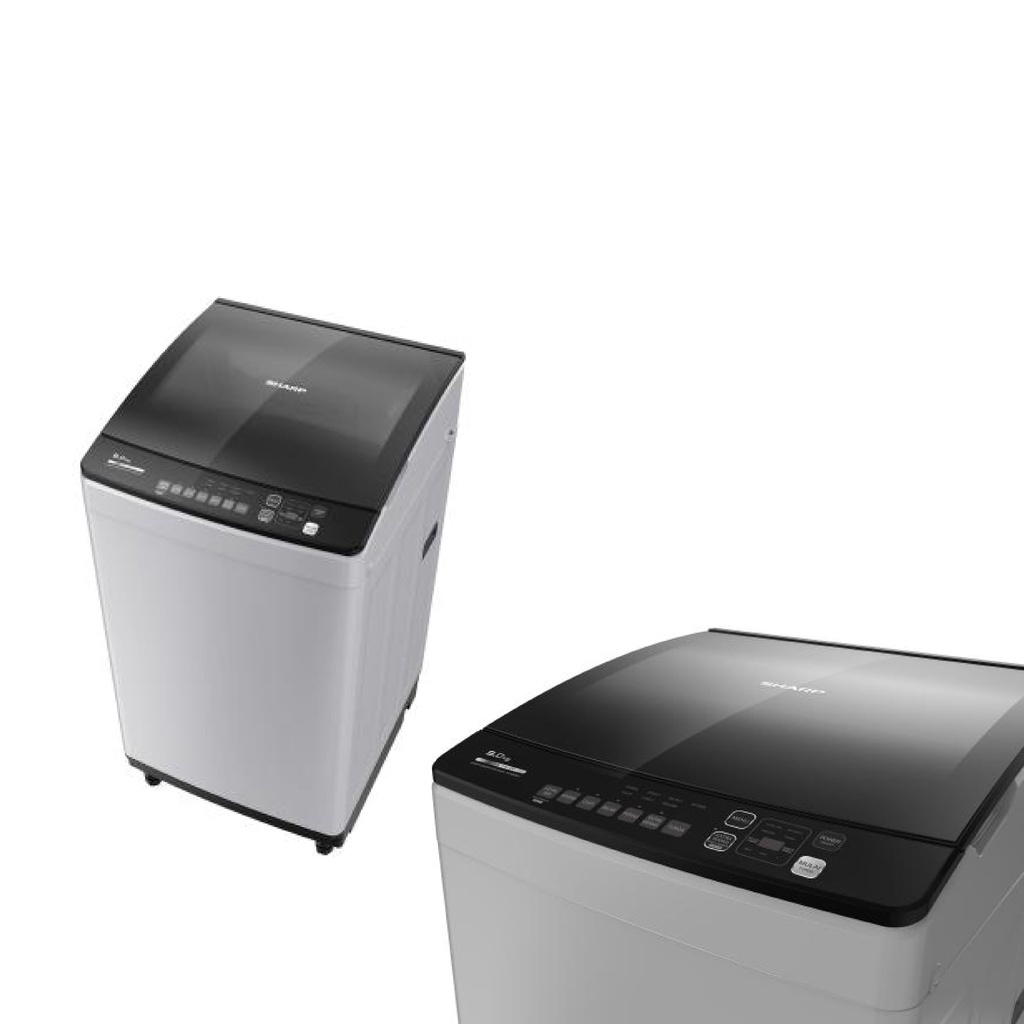 Sharp Washing Machine Megamouth Series (Top Loading) ES-M9000T-GG