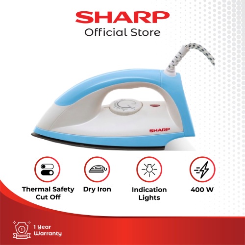 Sharp Setrika Listrik EI-N05-B SHARP INDONESIA OFFICIAL SHOP