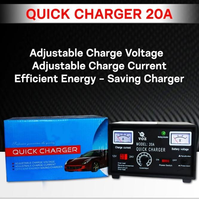 Voz Charger Aki 20A | Charger Aki Mobil | Charger Aki Kering