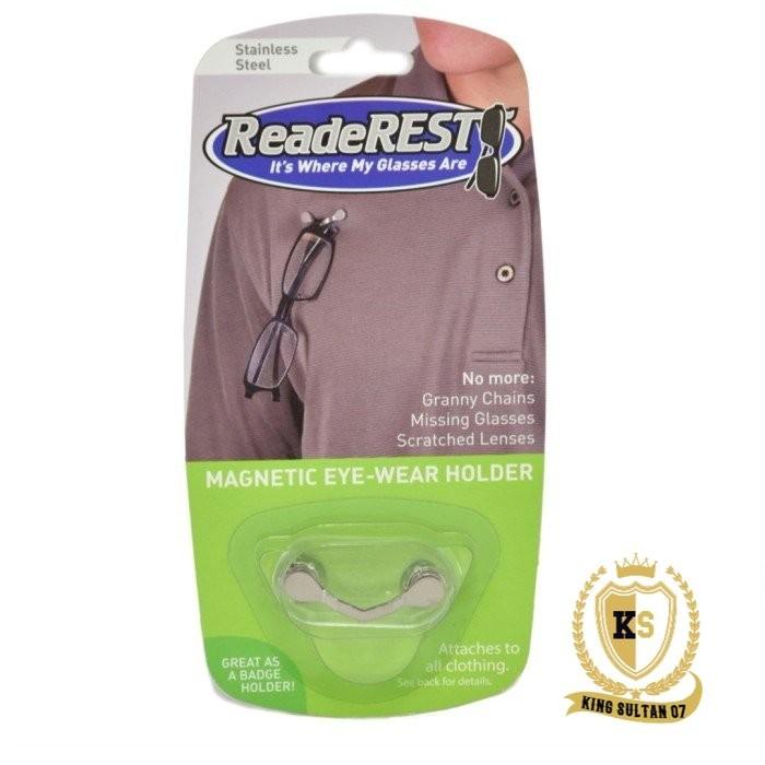 Terlaris Readerest Pin Magnet Tempat Kacamata / Gantungan Kacamata Di Baju