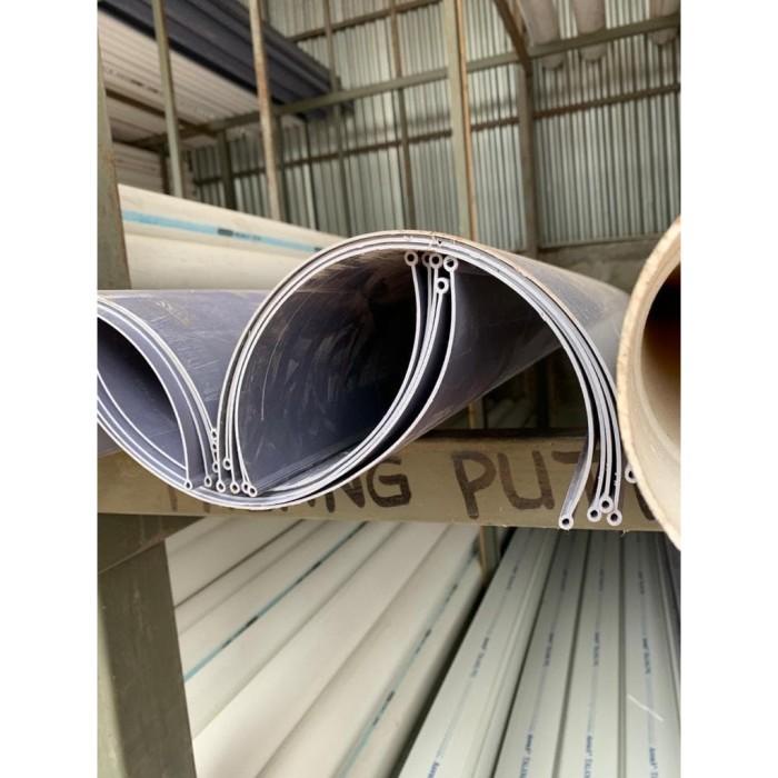 Terlaris Pipe Talang Pvc Air 8 Oval 1/2 Lingkaran - Asvira 4 Meter/Batang