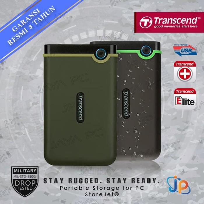 Terlaris Transcend 25M3 2Tb - Hdd / Hardisk / Harddisk External 2.5" Shockproof