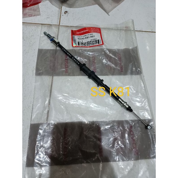 cable brake kabel rem depan combie brake beat iss robot 2016 2017 ori 43440 k81 n01