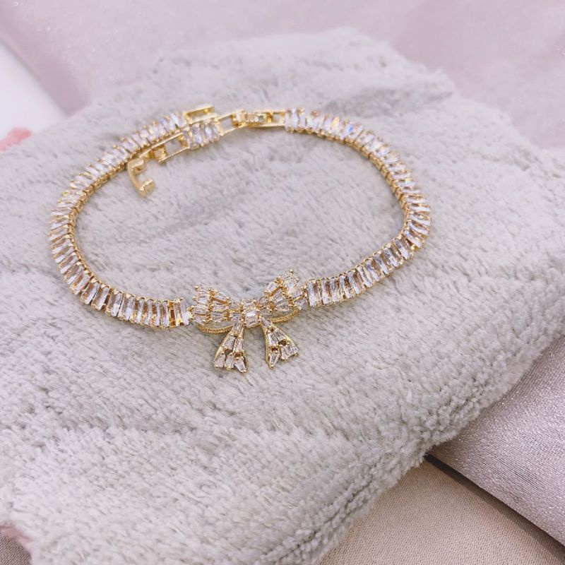 Gelang Titanium Asli kilau mirip emas asli Premium Quality Anti karat anti alergi Stainless steel ori mata kilau G030