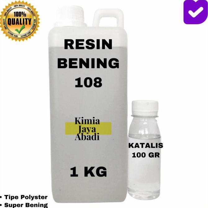 

Resin Bening 108 1 KG + Katalis 100 gram TERMURAH suk03