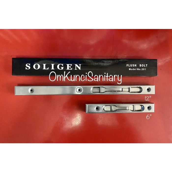 Grendel Grendel Tanam Pintu Double Slot Tanam Pintu Dobel Stainless Soligen