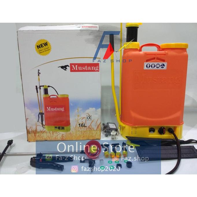 sprayer mustang elektrik manual 2in 1 / alat semprot hama vini / swan bestseller