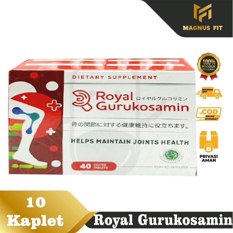 Royal Gurukosamin Suplemen Glukosamin & kondroitin untuk Tulang & Persendian