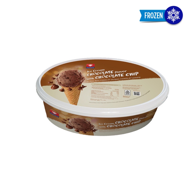 Diamond Ice Cream Chocolate Chip 700ml