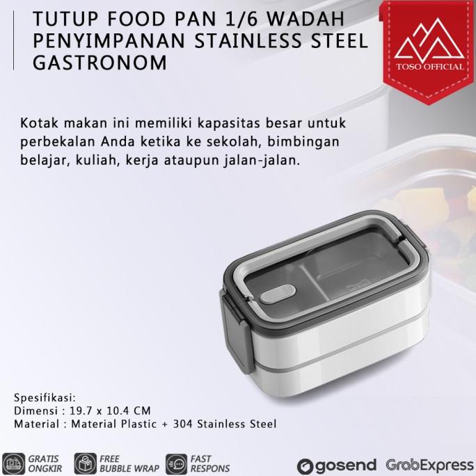 Terbaru Kotak Makan Bento Lunch Box Stainless 3 Compartments Japanese Style Terbaik