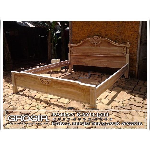 tempat tidur minimalis, dipan minimalis, tempat tidur jati, dipan jati