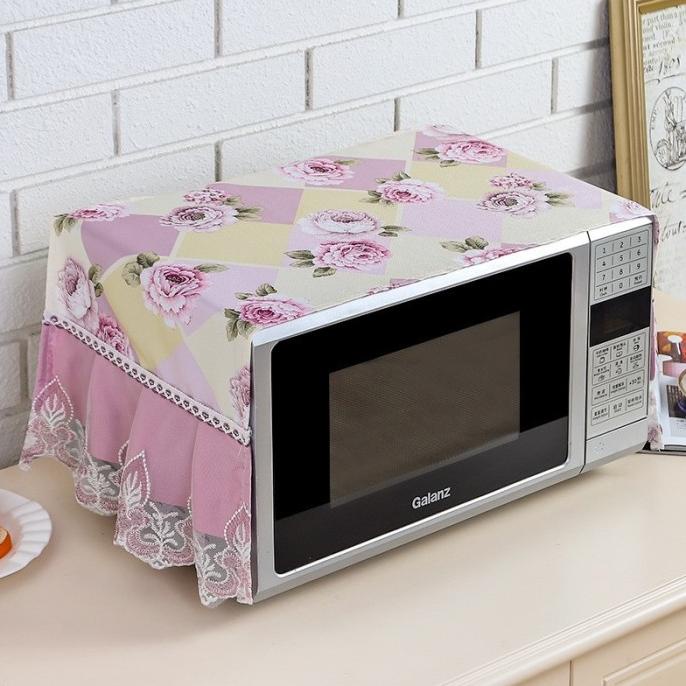 On Sale Tutup Microwave Renda Cover Microwave Oven Taplak Sarung Microwave