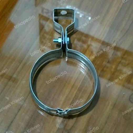 #####] Klem pipa gantung 8 in / klem gantung 8" /klem flexible cerobong asap