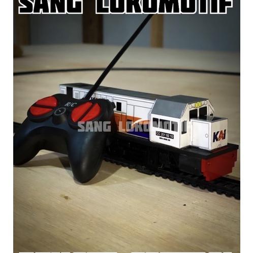 Niatur Kereta Api Lokomotif Cc201 Mesin Rc Bisa Jalan,Pakai Remot Control ,Paling ,Mainan Kereta Api