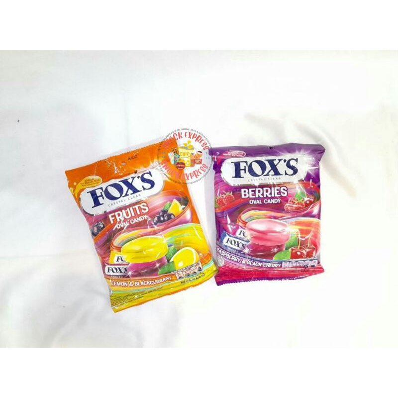 

Permen Fox's (Berries, Fruit) ( 1 Sak isi 50 pcs @2.5gram )