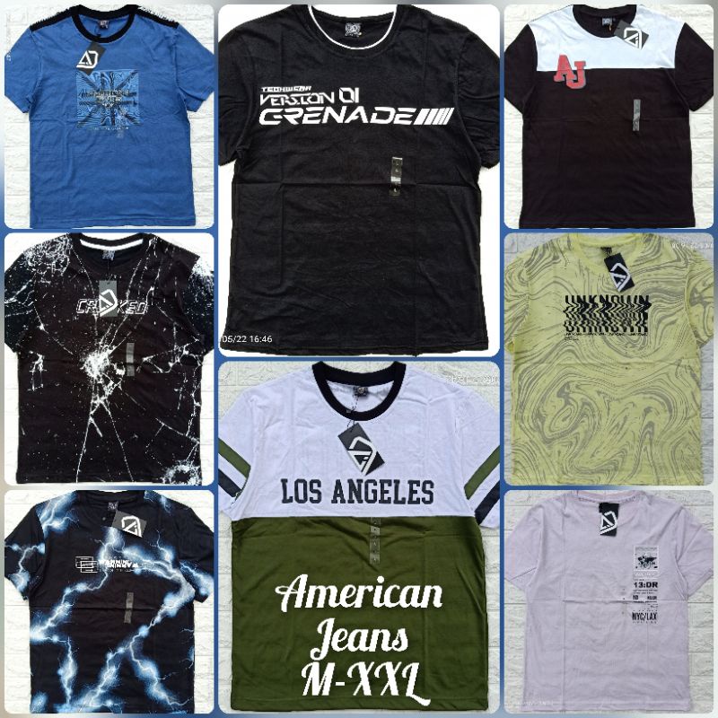 Kaos Pria American Jeans N3vada Original
